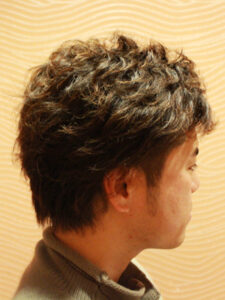 ふんわり紳士パーマ