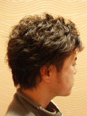 ふんわり紳士パーマ